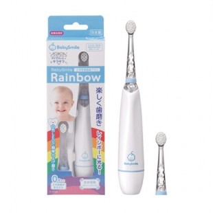 Babysmile Baby/Kids Electric Toothbrush with a replacement brush head - Blue